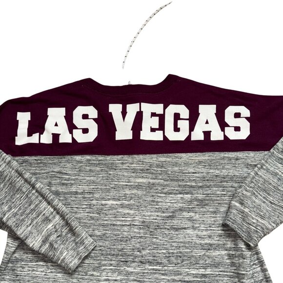 Liquid Energy Apparel Womens 'Las Vegas' Sweatshirt-Red/Gray-Size L-GUC - Picture 5 of 5